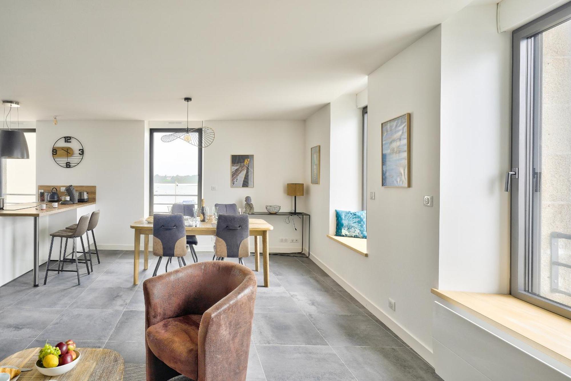 Appartement 4 Personnes Avec Vue Mer Île-Tudy Exterior foto
